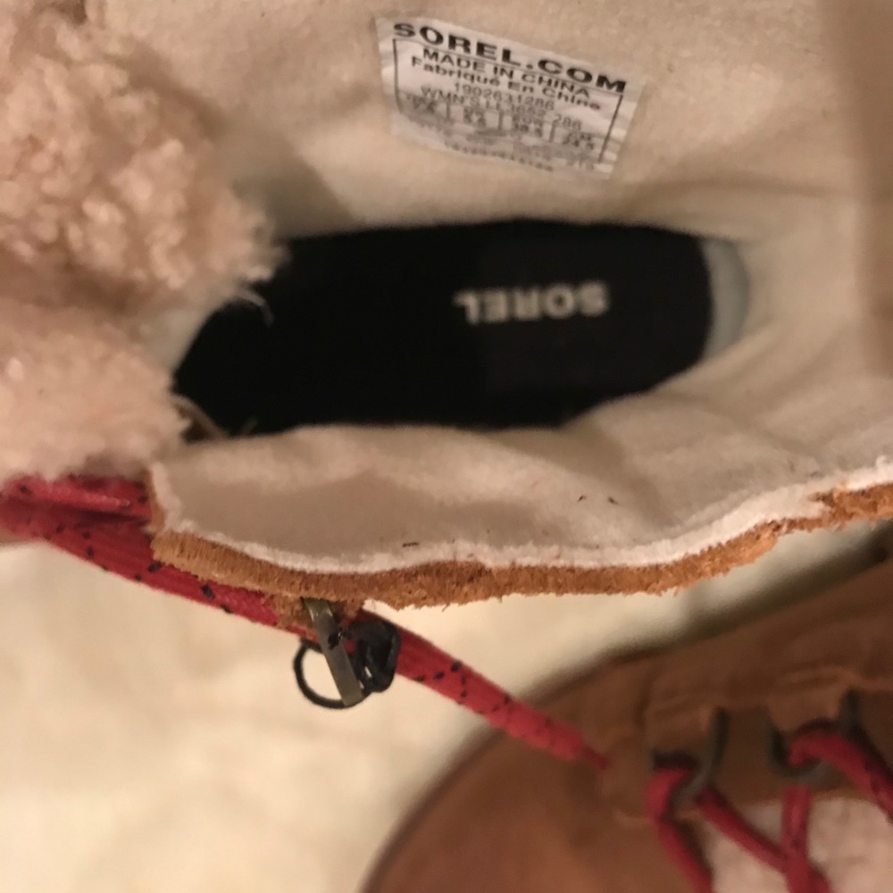 Sorel Phoenix Waterproof Suede Shearling boot - Picture 8 of 12